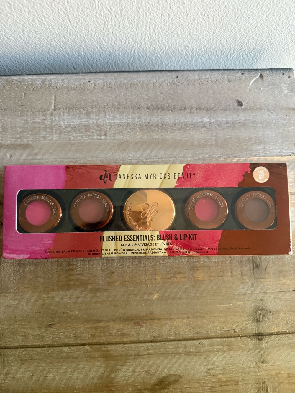 Danessa Myricks Beauty Flushed Essentials Blush & Lip Kit - Pink, Peach, Mauve - Picture 2 of 5